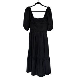 Abercrombie | Emerson Puff Sleeve Midi Dress - Size Small - Tall